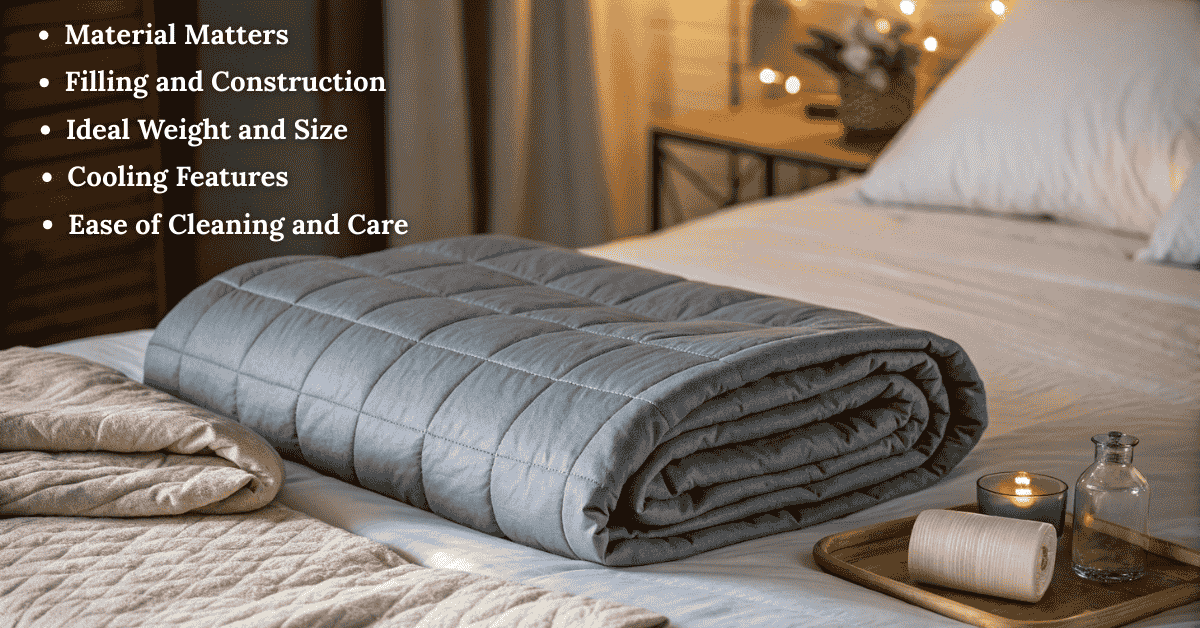 Key Factors to Consider When Choosing a Cooling Weighted Blanket