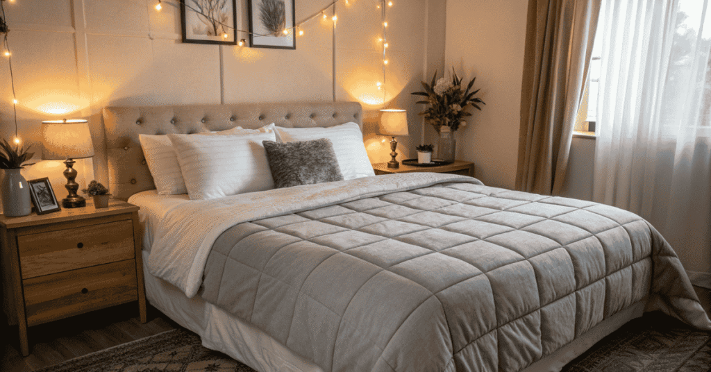 Best Cooling Weighted Blanket for Anxiety