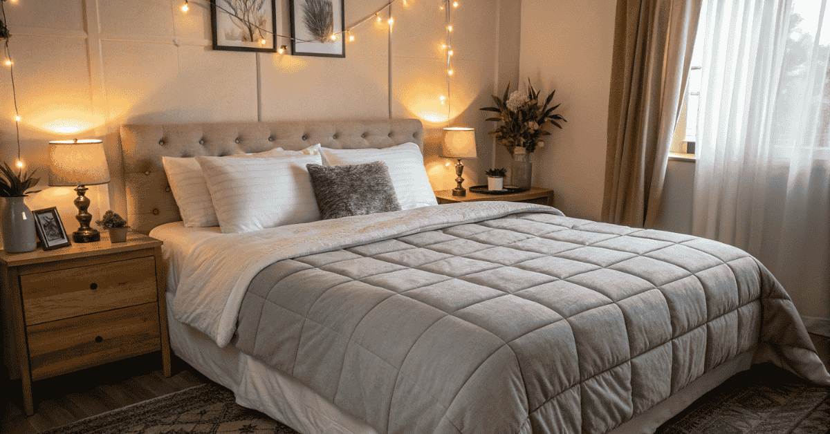 Best Cooling Weighted Blanket for Anxiety