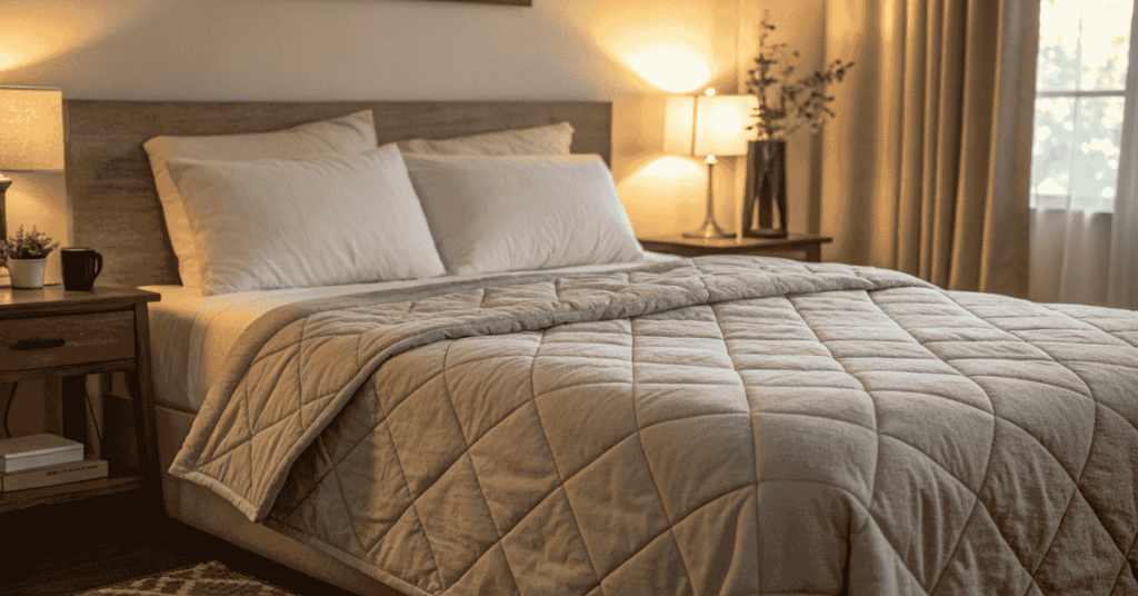 how do cooling weighted blankets work